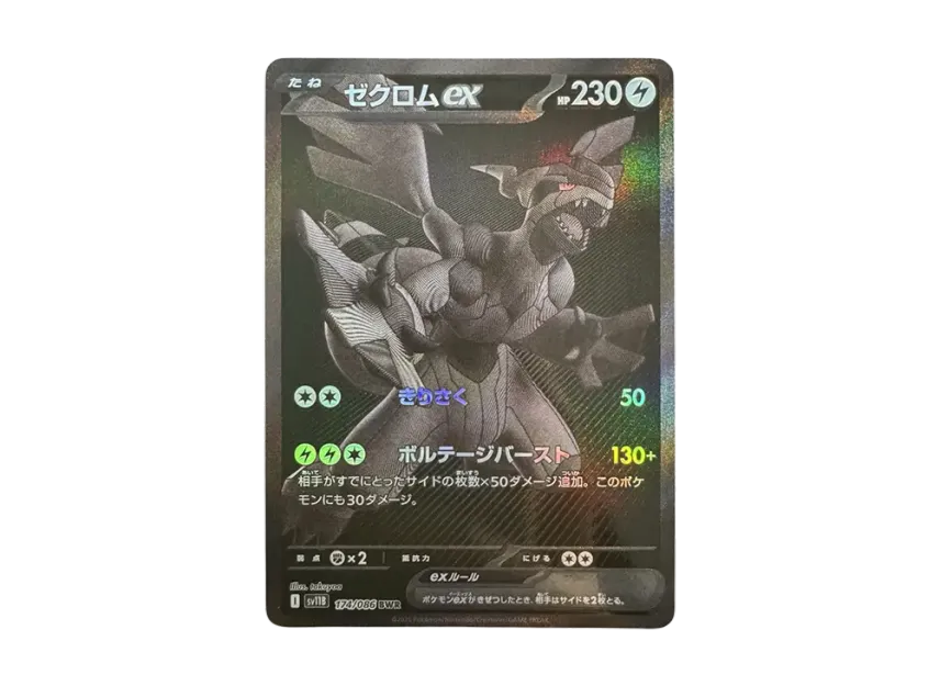 ゼクロムex BWR SV11B 174/086のPSA10カード画像