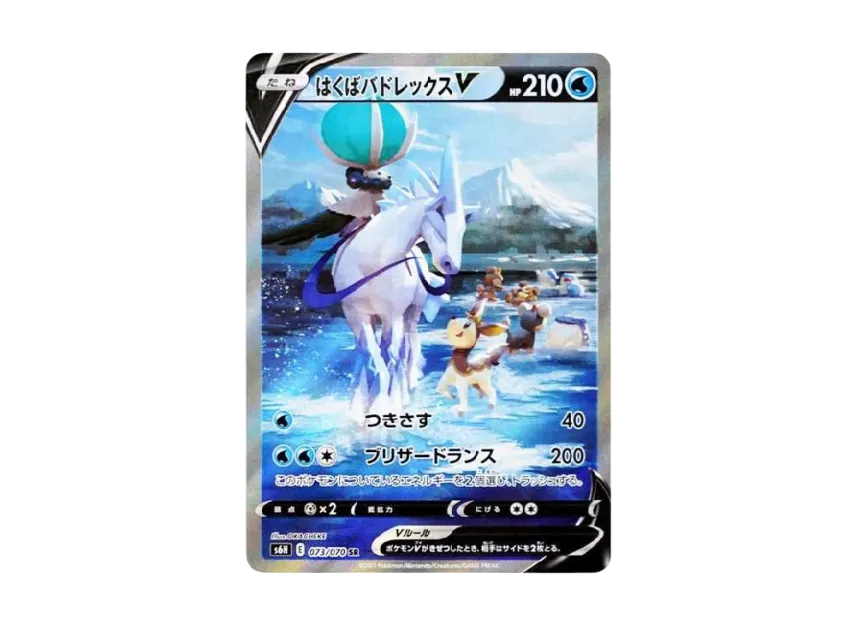 はくばバドレックスV SR SA S6H 073/070のPSA10カード画像