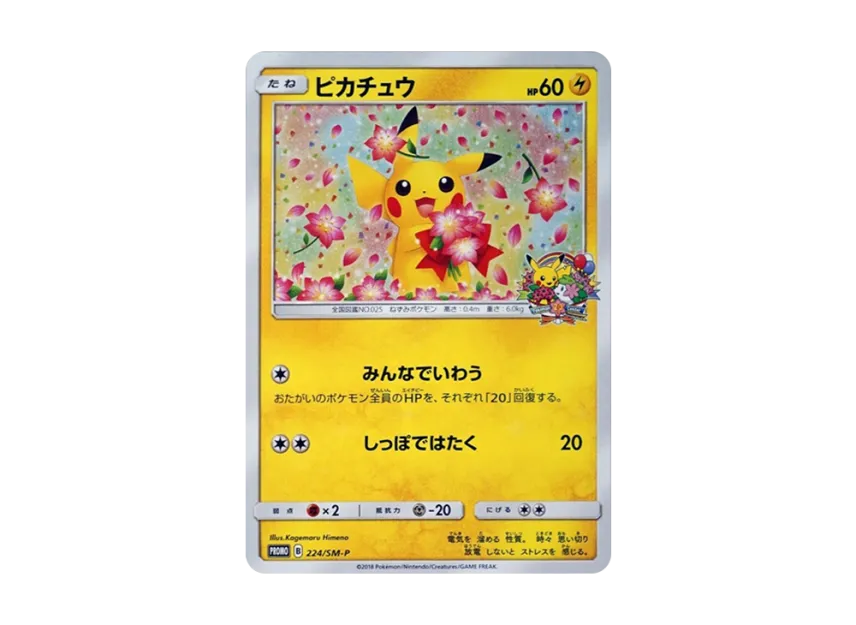 ピカチュウ SM-P 224/SM-PのPSA10カード画像